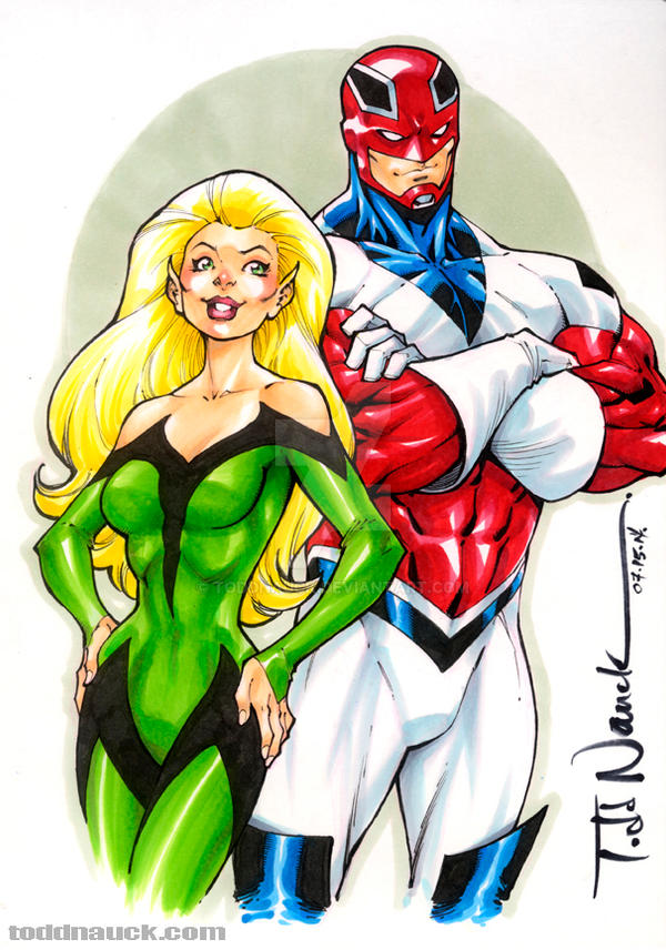 Captain Britain and Meggan