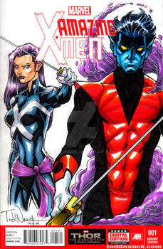 Nightcrawler and Psylocke