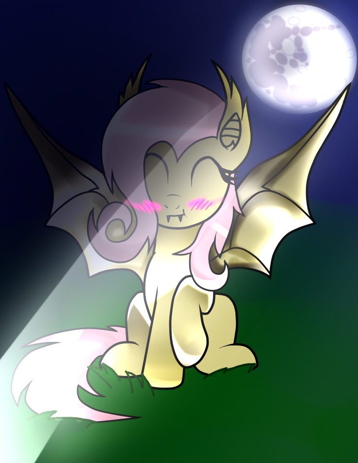 Flutterbat Deviantart Front Cute Flutterbat by PowerPokemonMlpFan on DeviantArt