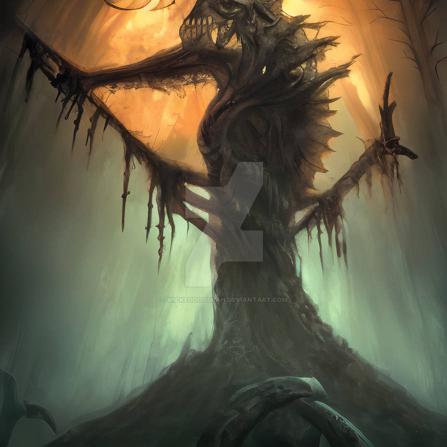 Demon Tree by WickedDoodlah on DeviantArt