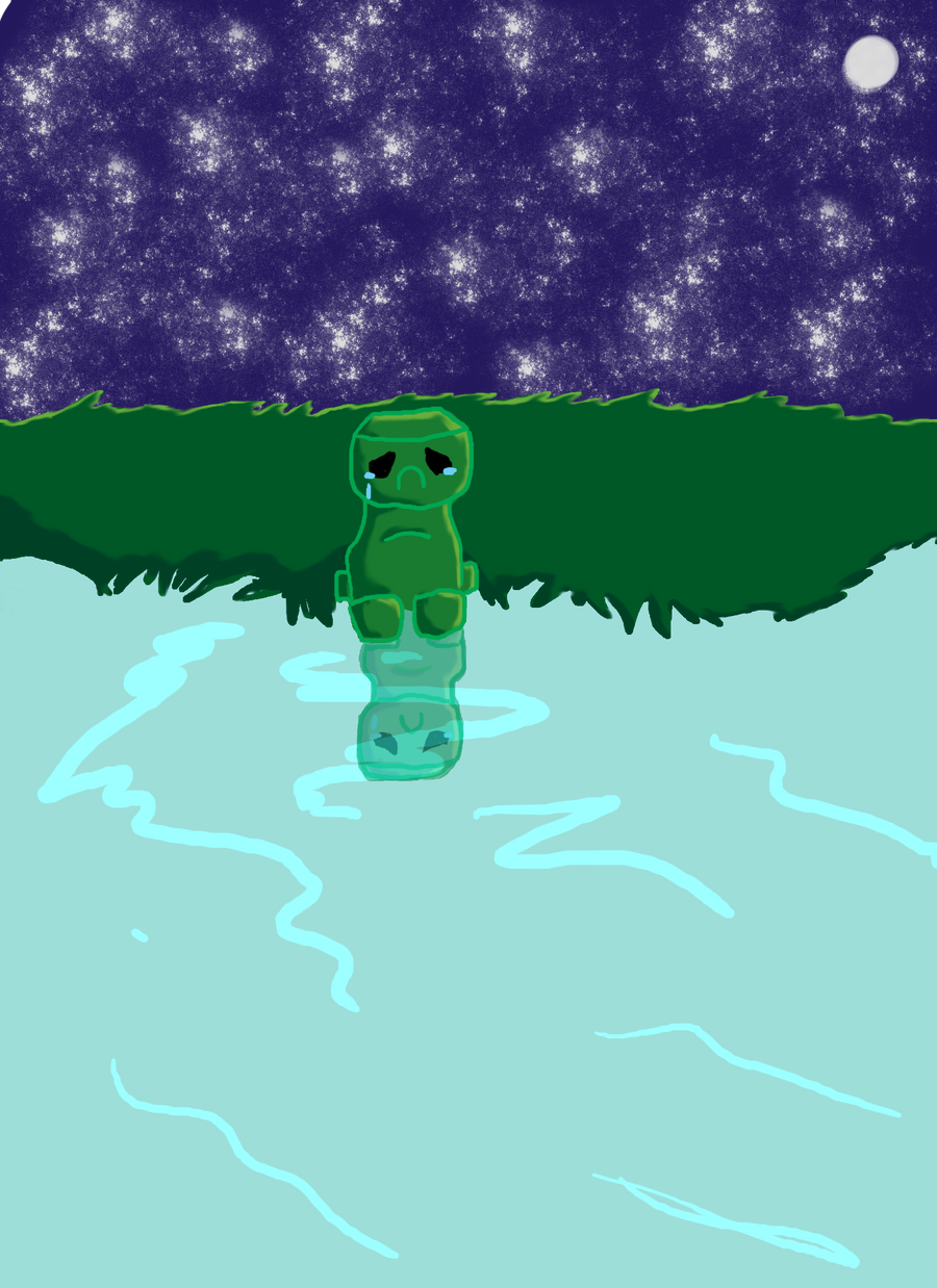 sad creeper by nattiechan on DeviantArt