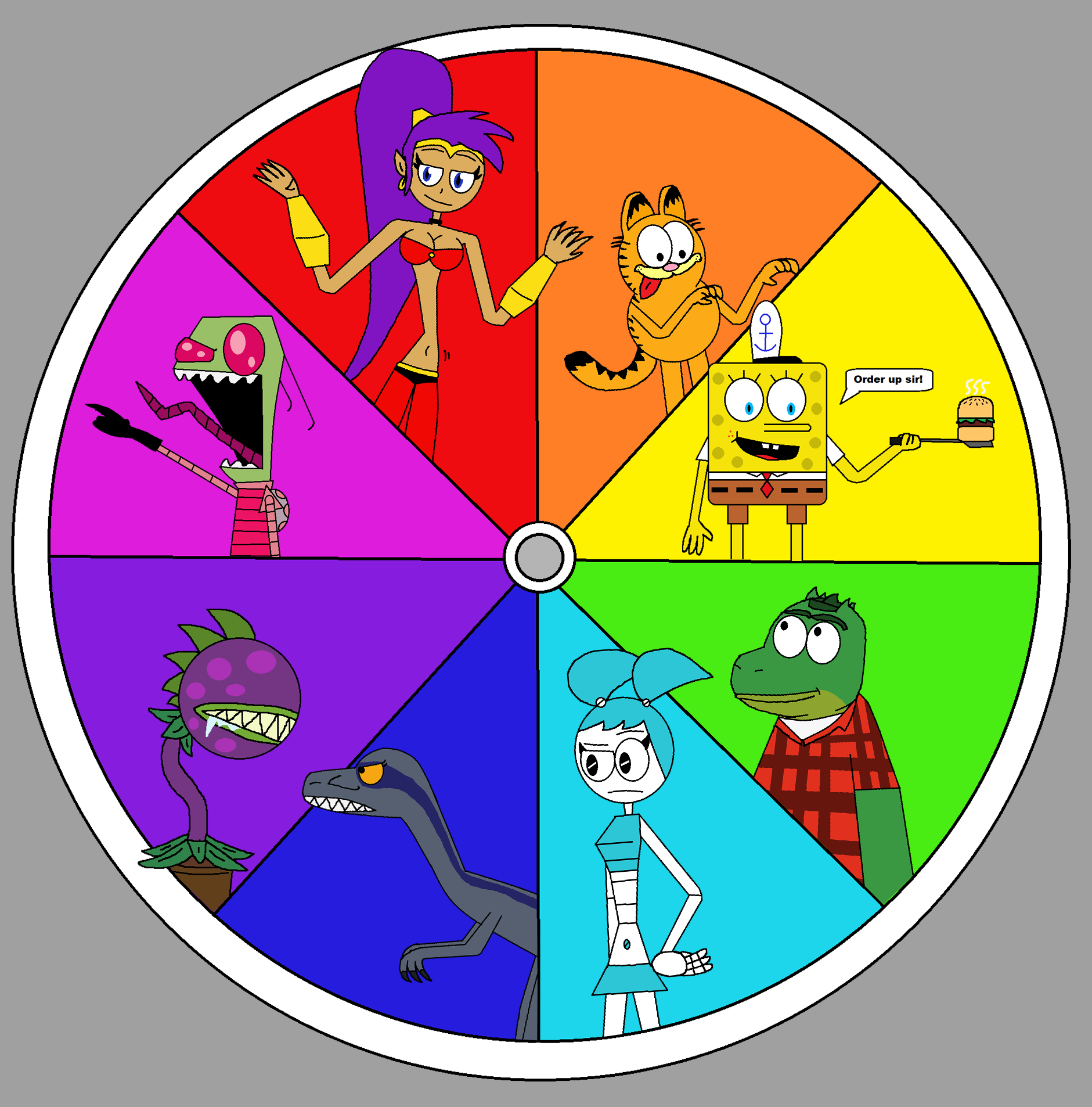 Color Wheel Characters Character Color Wheel Challenge by Yagobrozz18 on DeviantArt