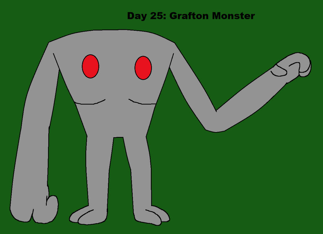 Cryptoctober CryptOctober Day 25 Grafton Monster by Yagobrozz18 on DeviantArt