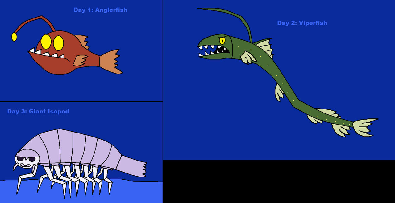 Deep Sea July Days 1 2 3 by Yagobrozz18 on DeviantArt