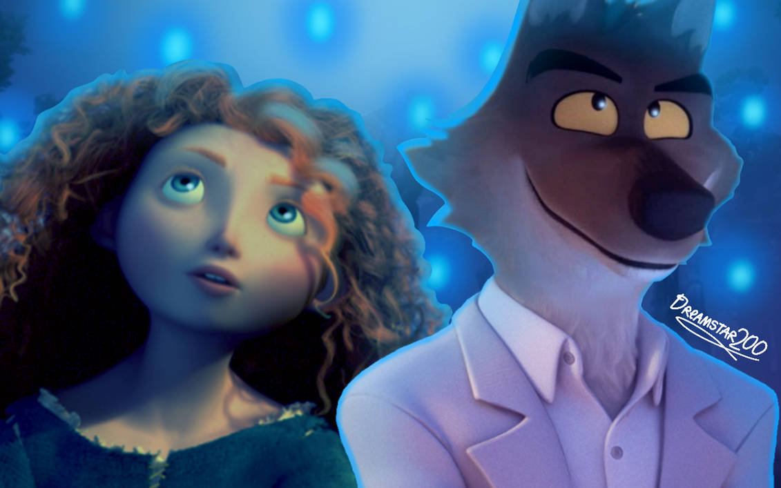 Crossover: Merida and Mr. Wolf: Find Wisp Magic by dreamstar200 on ...