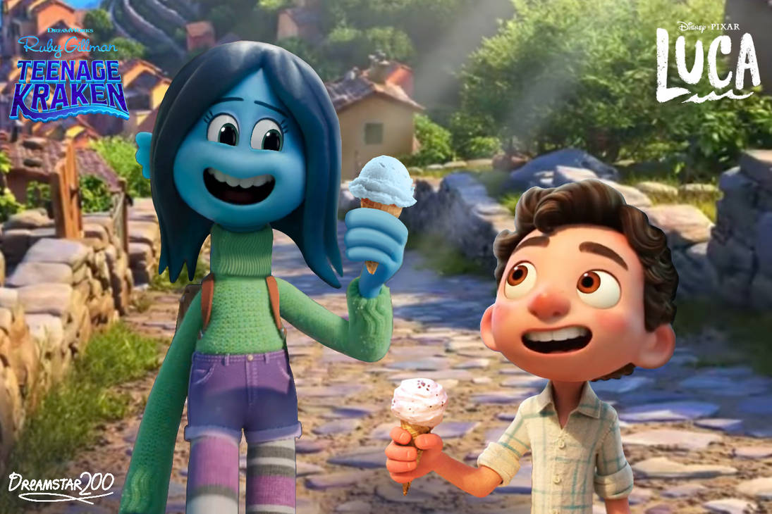 Crossover: Luca Paguro meet Ruby Gillman by dreamstar200 on DeviantArt