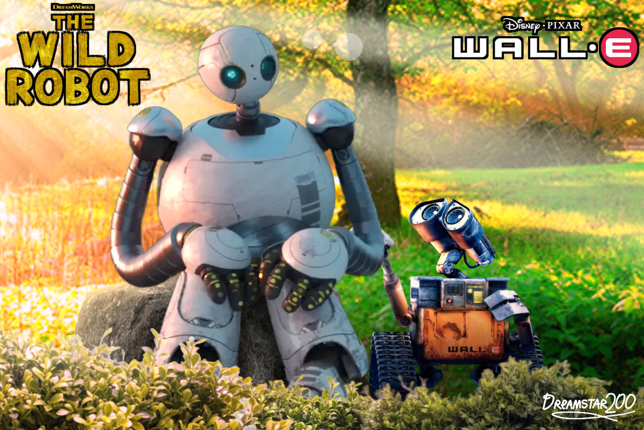 Crossover: Roz the Robot meet WALL-E, Friendship! by dreamstar200 on ...