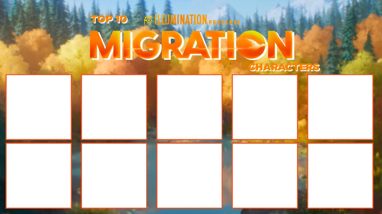 Top 10 Migration Characters Meme by dreamstar200 on DeviantArt