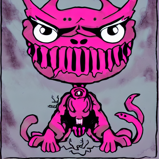 Pink Demon Character AI Pink Demon by Dmanful1 on DeviantArt