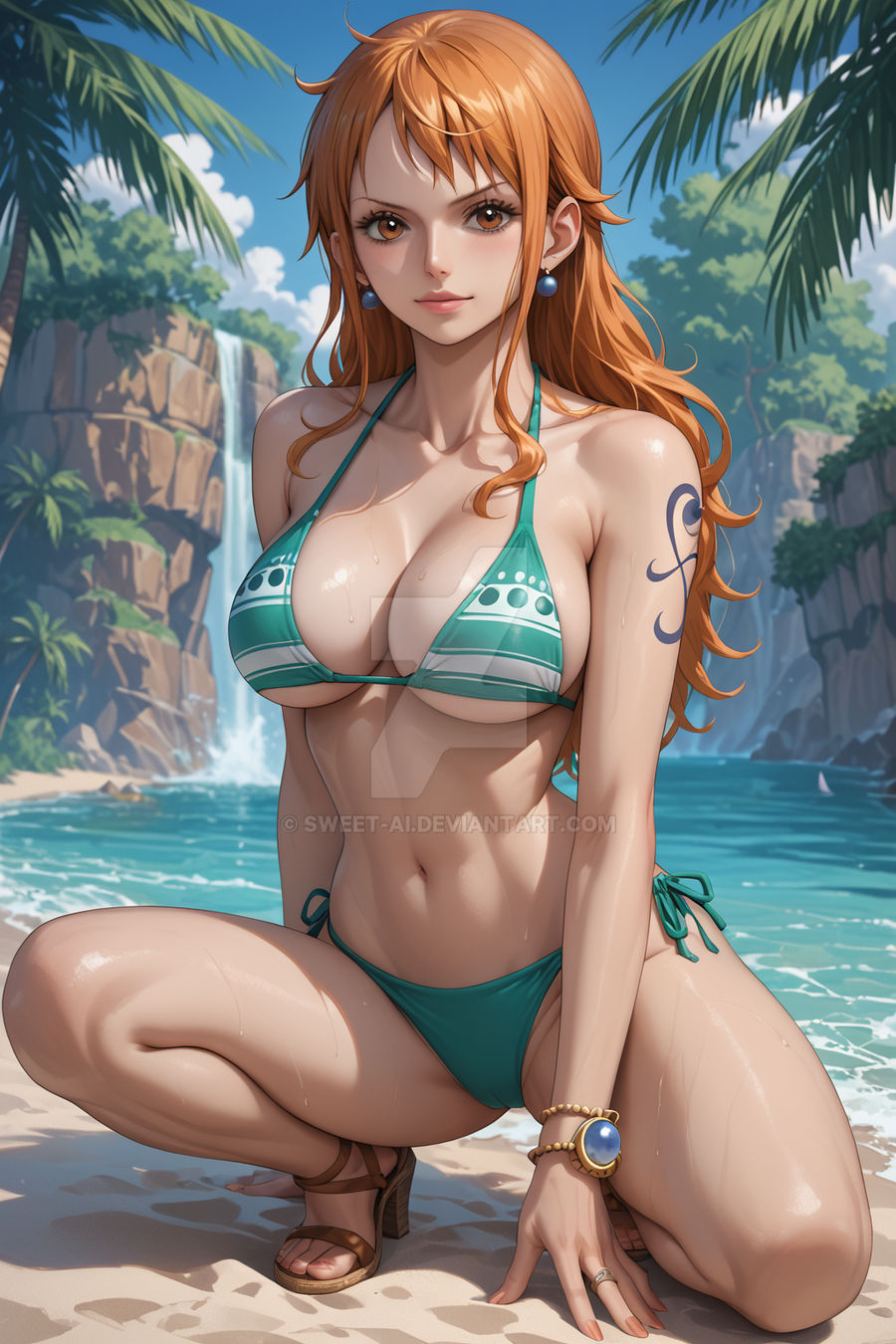 Nami In A Sexy Bikini 4 By Sweet AI On DeviantArt nami-in-a-sexy-bikini-4-by-sweet-ai-on-deviantart