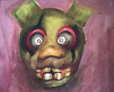 Springtrap Oil Painting