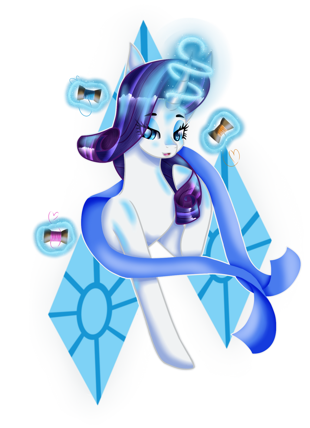 Rarity bust - MLP by Xerandra-Wolf on DeviantArt