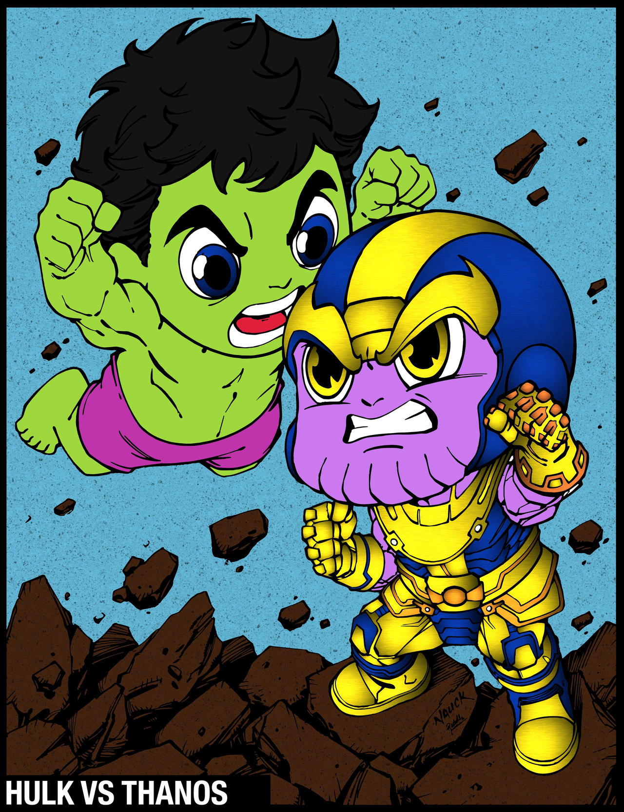 Baby hulk vs baby thanos by 6660985 on DeviantArt Baby hulk vs baby thanos by 6660985 on DeviantArt
