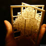 Beamed Octahedron - 3D printed fractal