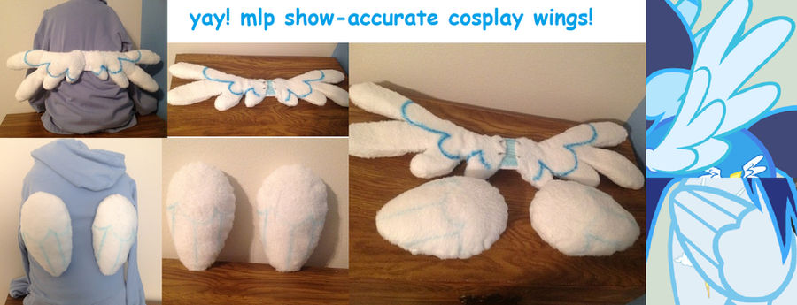 show-accurate mlp cosplay pegasus wings