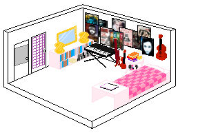 PixelArt Bedroom WIP