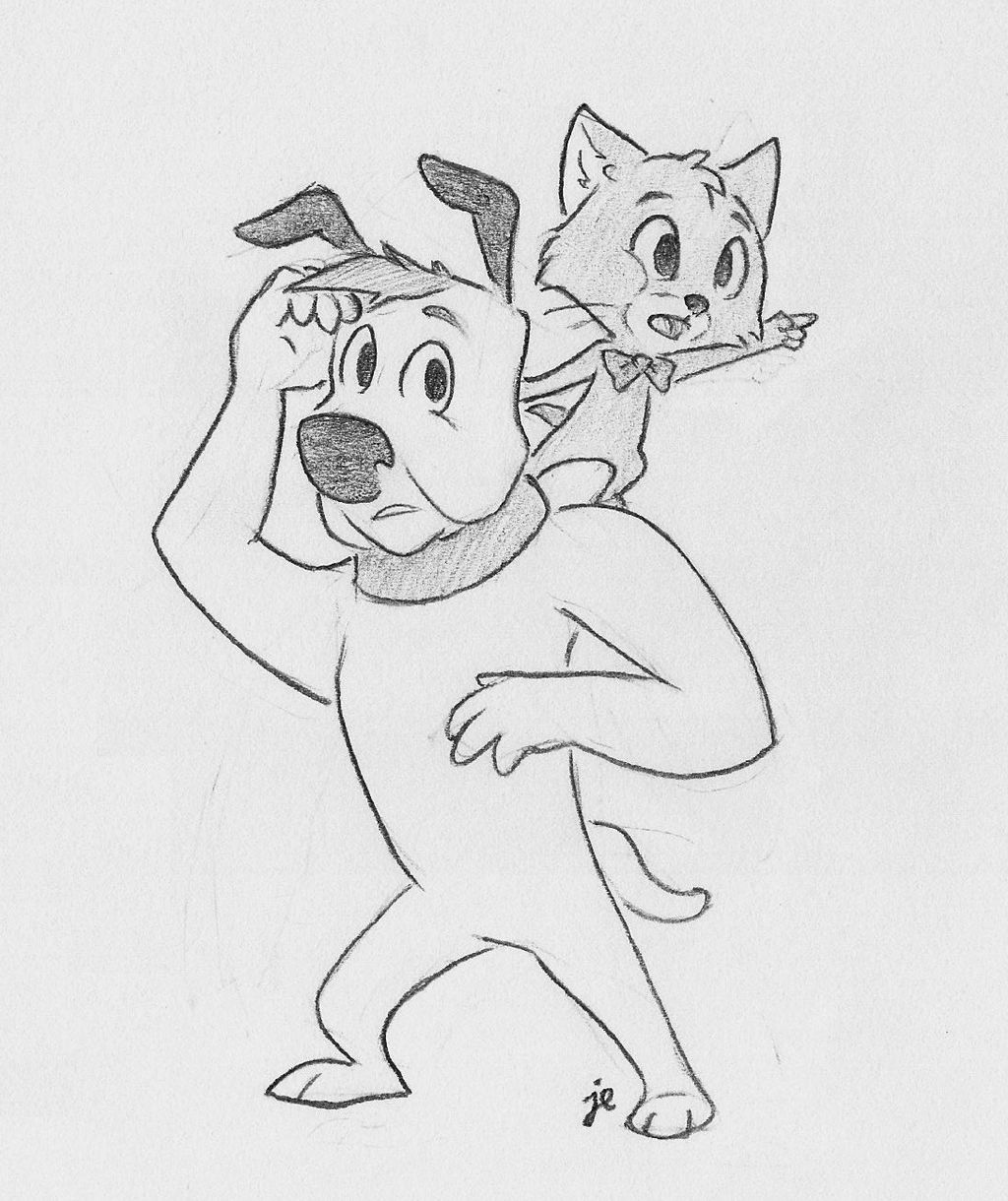 Ruff Reddy Ruff and Reddy by swiftcutter on DeviantArt