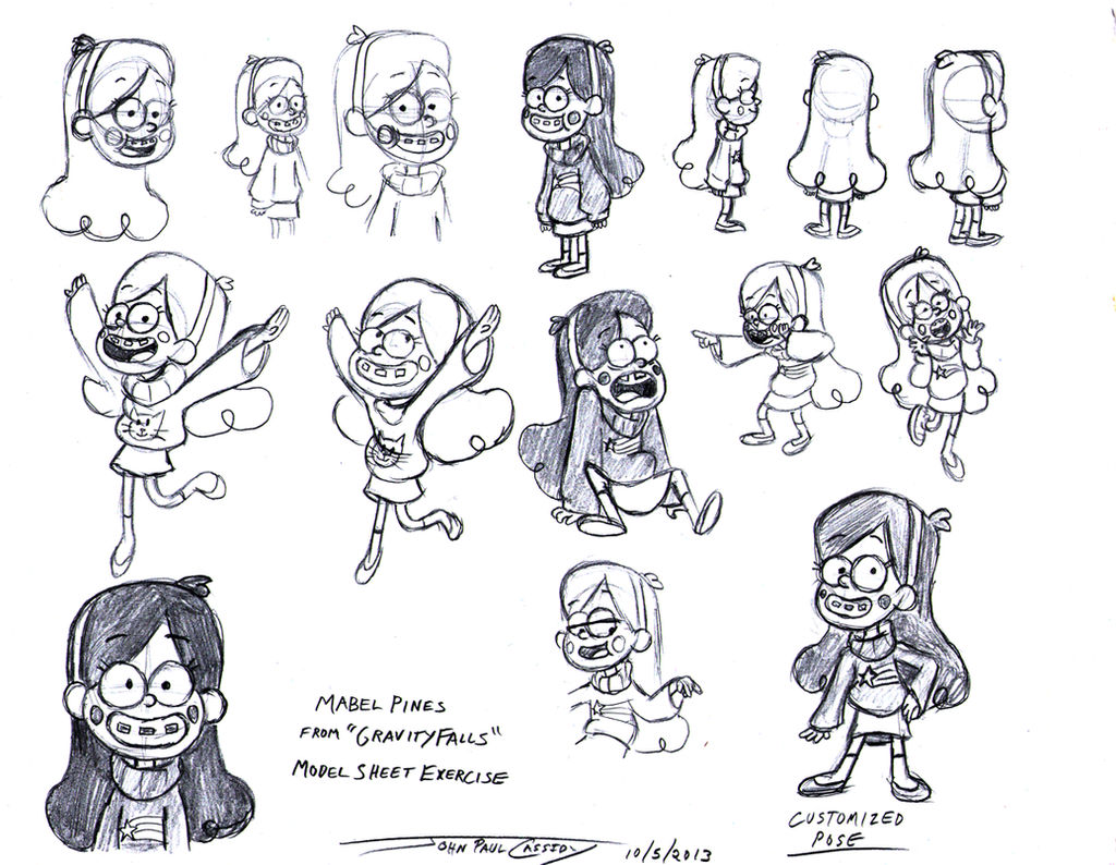 Mabel Core Mabel Exercise - 2013-10-05 (Reduced) by ryuuseipro on DeviantArt