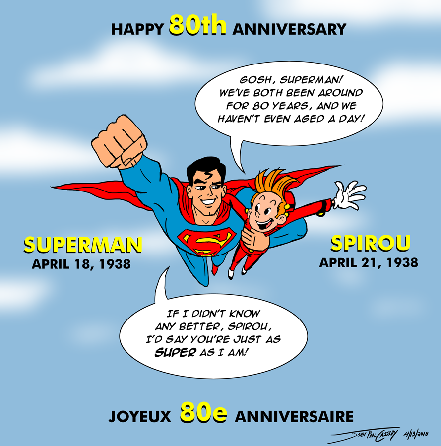 Superman And Spirou S 80th Anniversary By Ryuuseipro On Deviantart Superman And Spirou S 80th Anniversary By Ryuuseipro On Deviantart