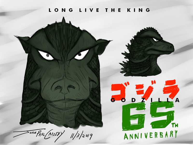 Godzilla 65 Godzilla's 65th Anniversary by ryuuseipro on DeviantArt