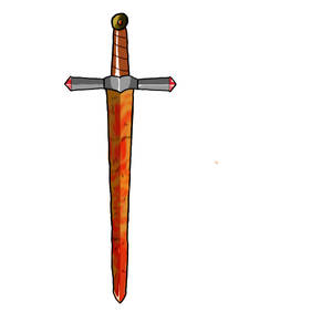 bloodied sword