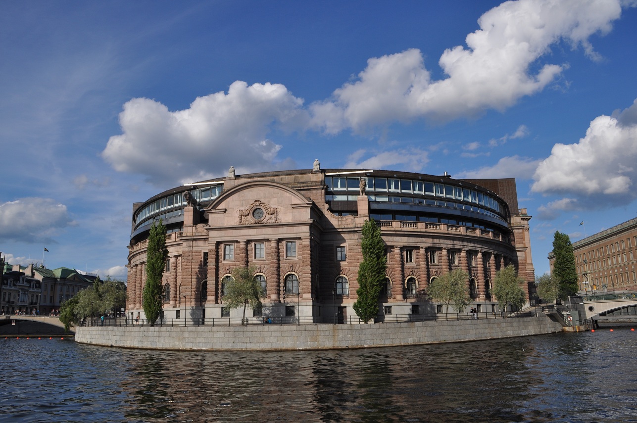 Swedish parliament building