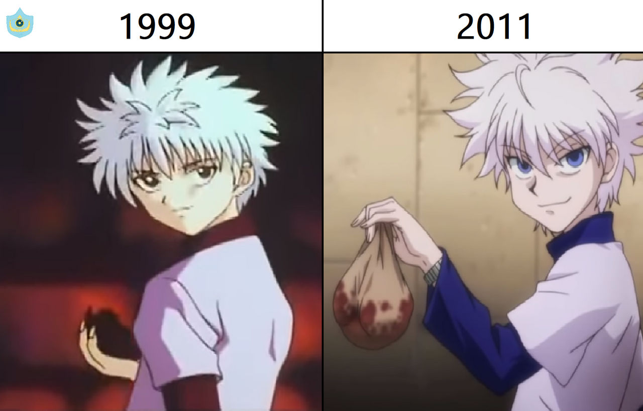 كاليستو على X: The difference between 1999 version Vs 2011 version. # HunterxHunter  / X