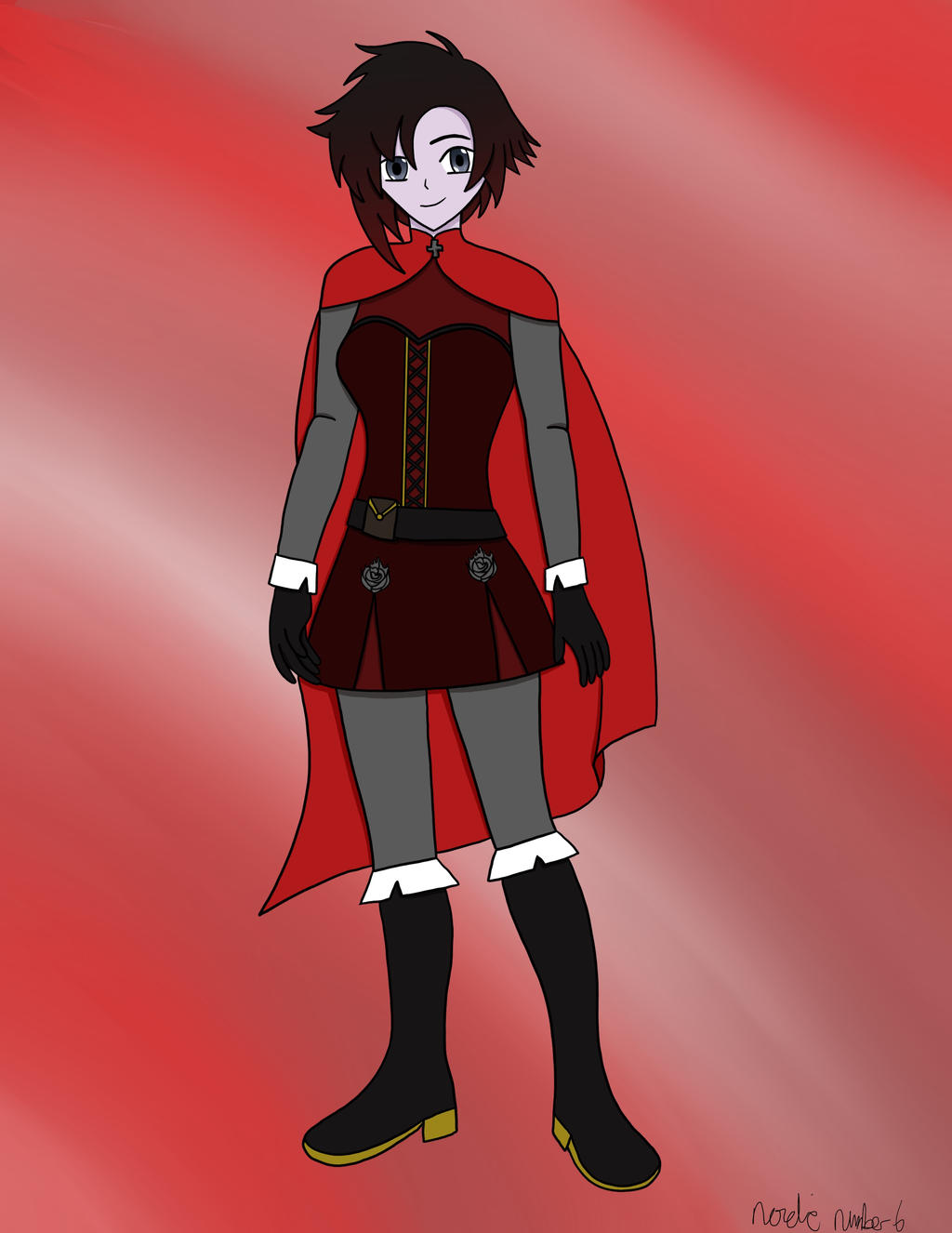Fix's Rwby Ruby RWBY Ruby Redesign by NordicNumber6 on DeviantArt