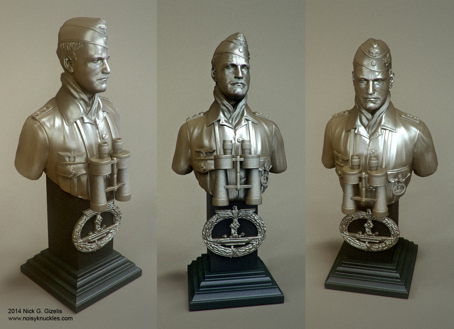 U-Boat Captain bust