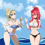 At the beach (o.c. with Saeko)