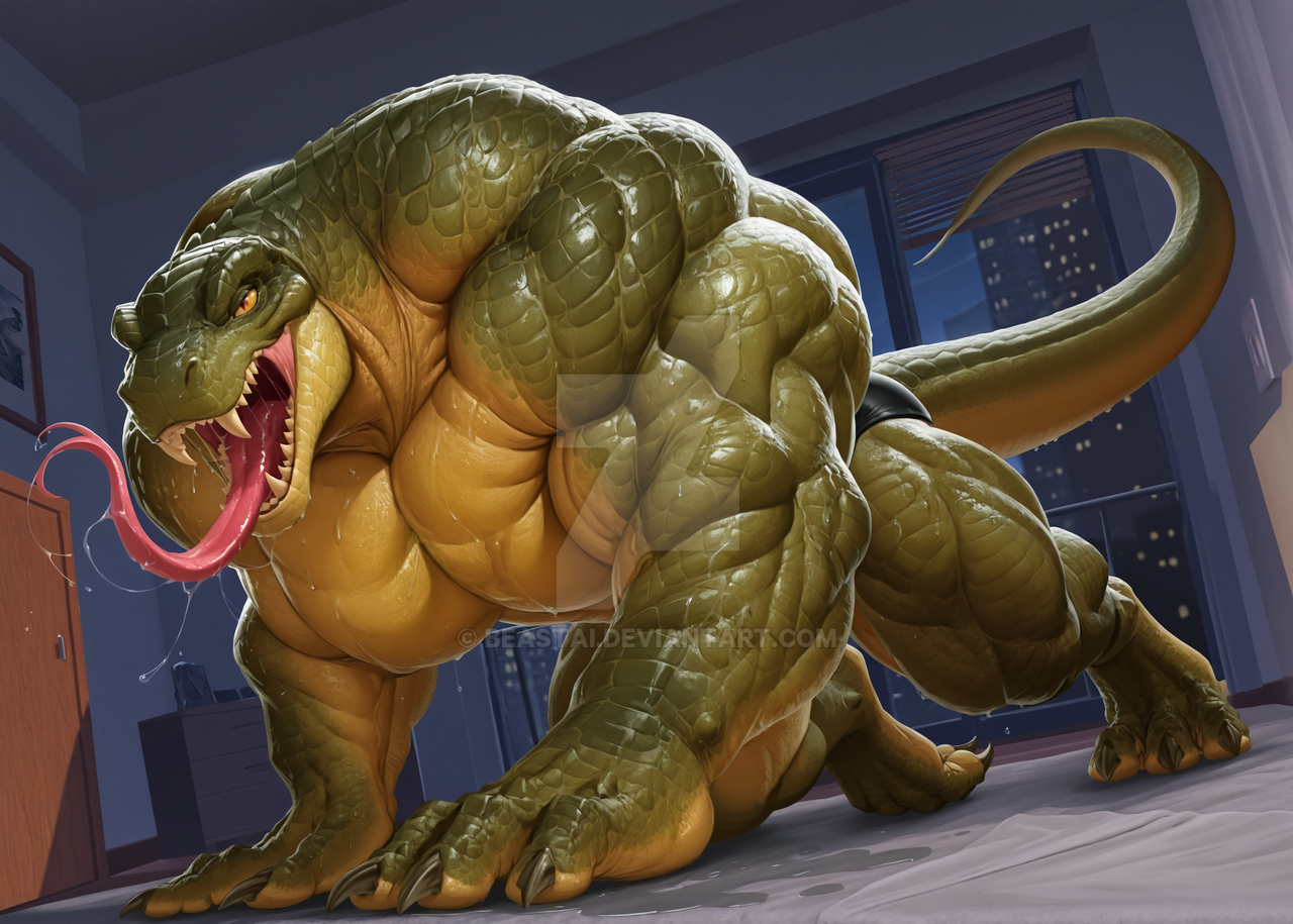 Goon Lizard Lizard by BeastAI on DeviantArt