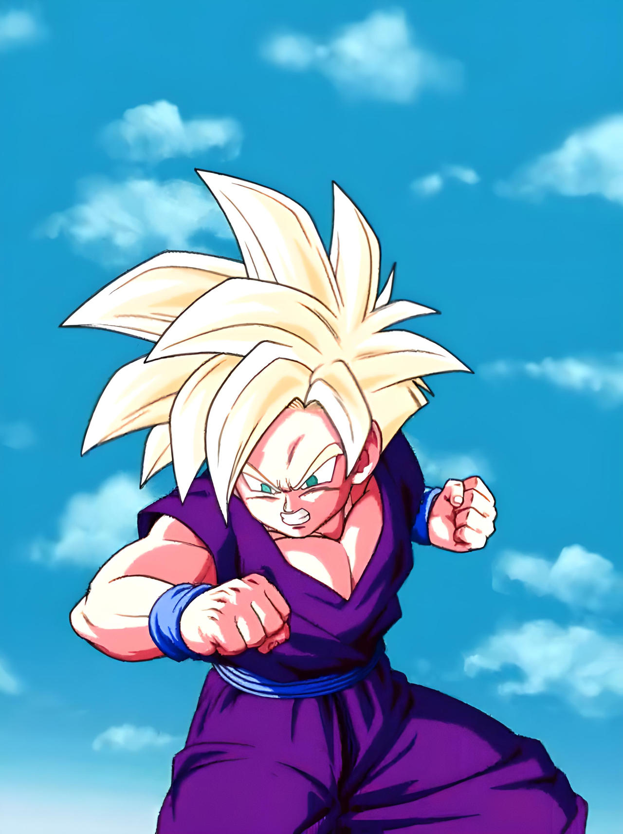 Gohan getting ready to fight by johnny120588 on DeviantArt