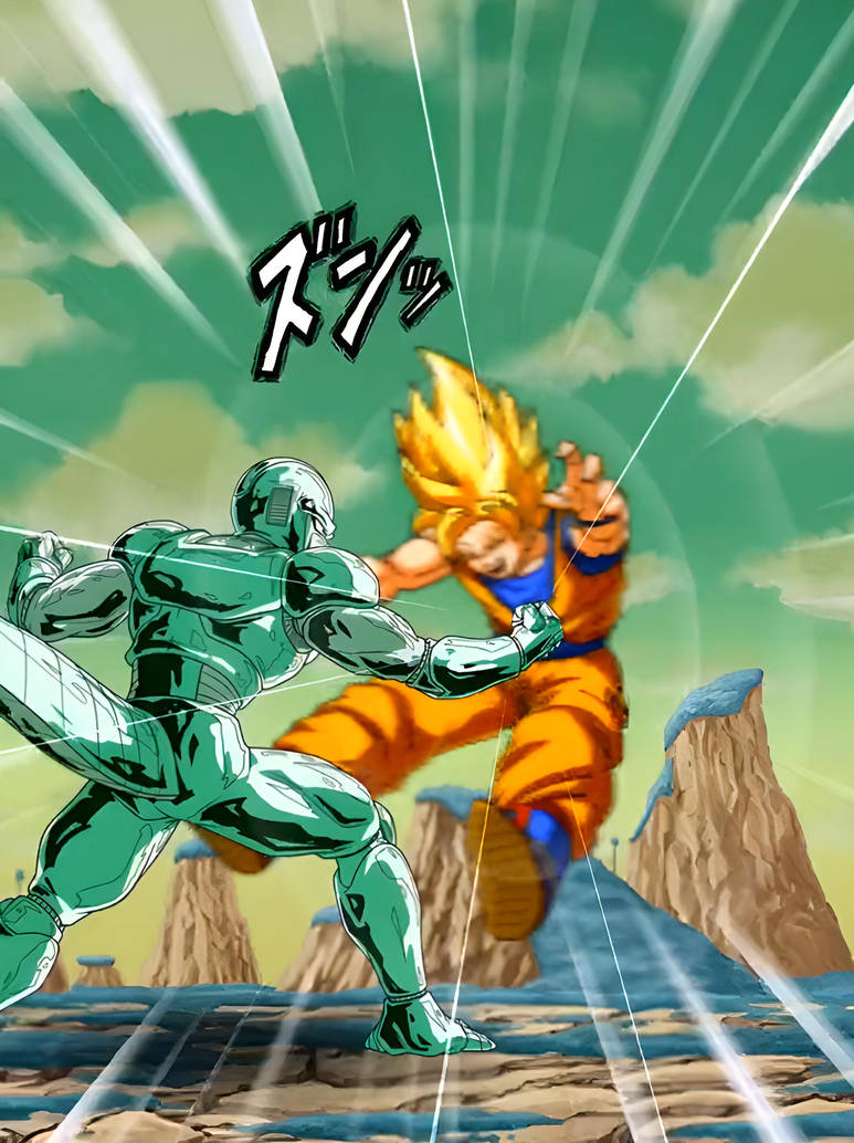Metal Cooler attaking Goku by johnny120588 on DeviantArt