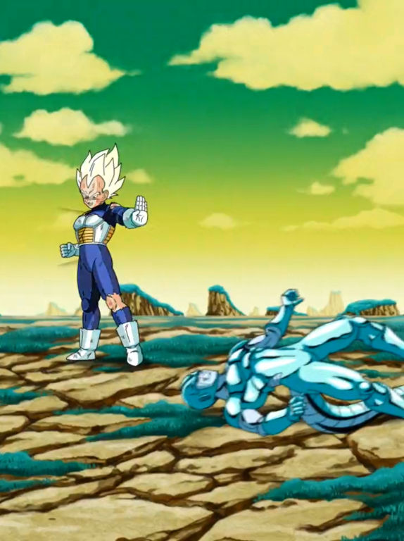 SS Vegeta preparing a Big Bang Attack by johnny120588 on DeviantArt