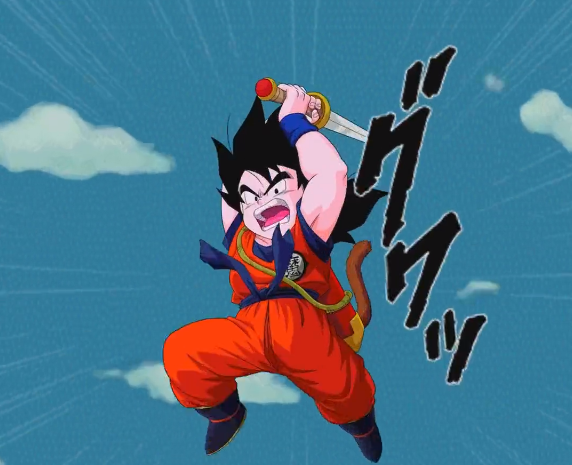 Gohan attacking with sword by johnny120588 on DeviantArt