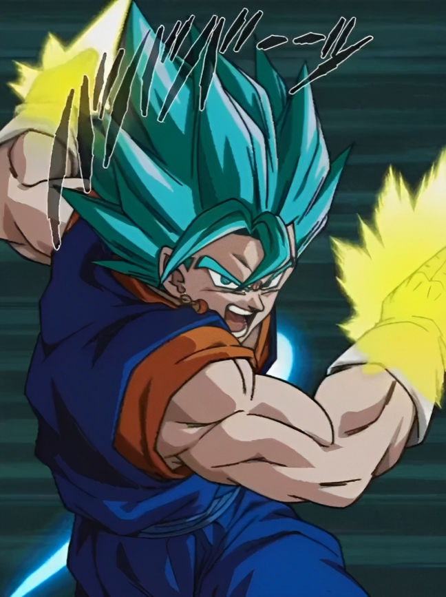 SSG Vegito SS attacking by johnny120588 on DeviantArt