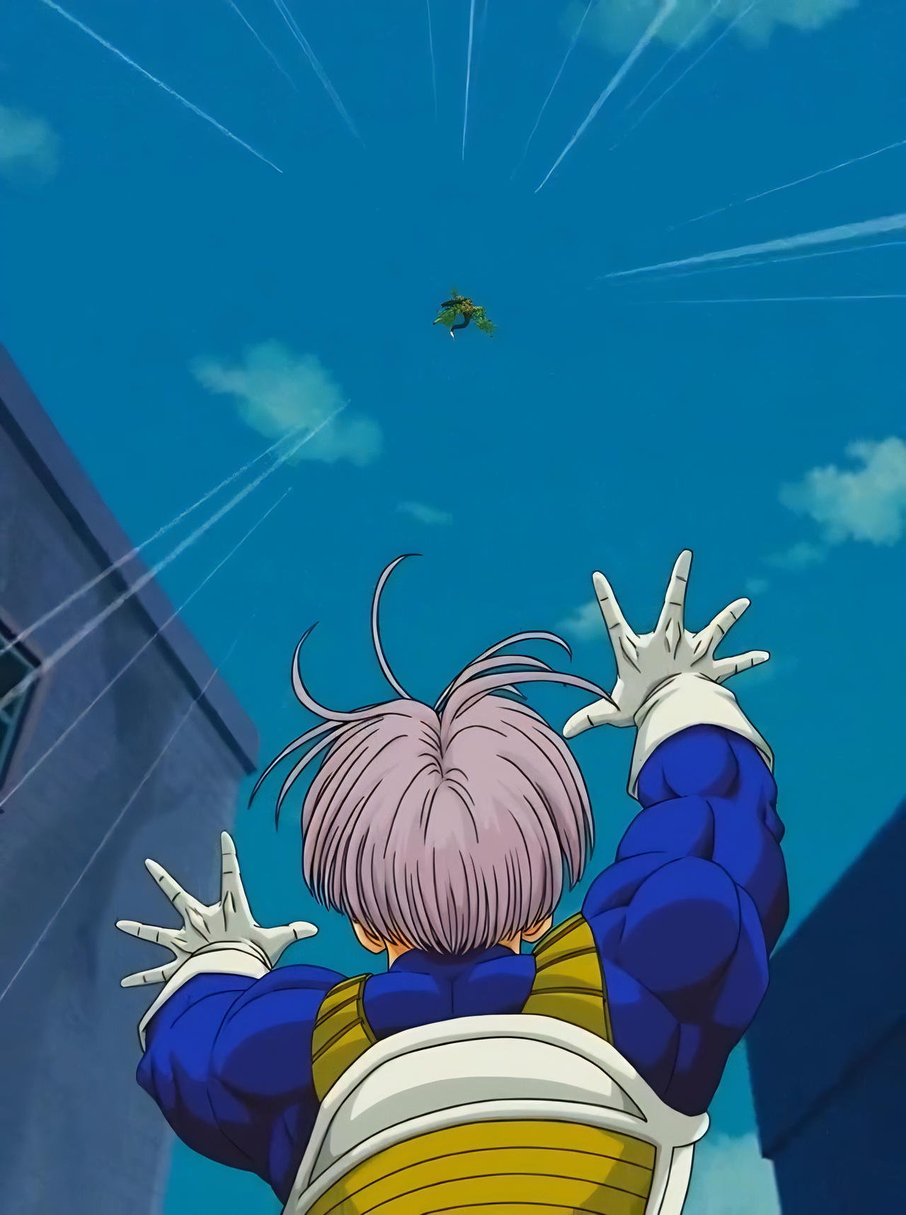 Future Trunks attacking Cell by johnny120588 on DeviantArt