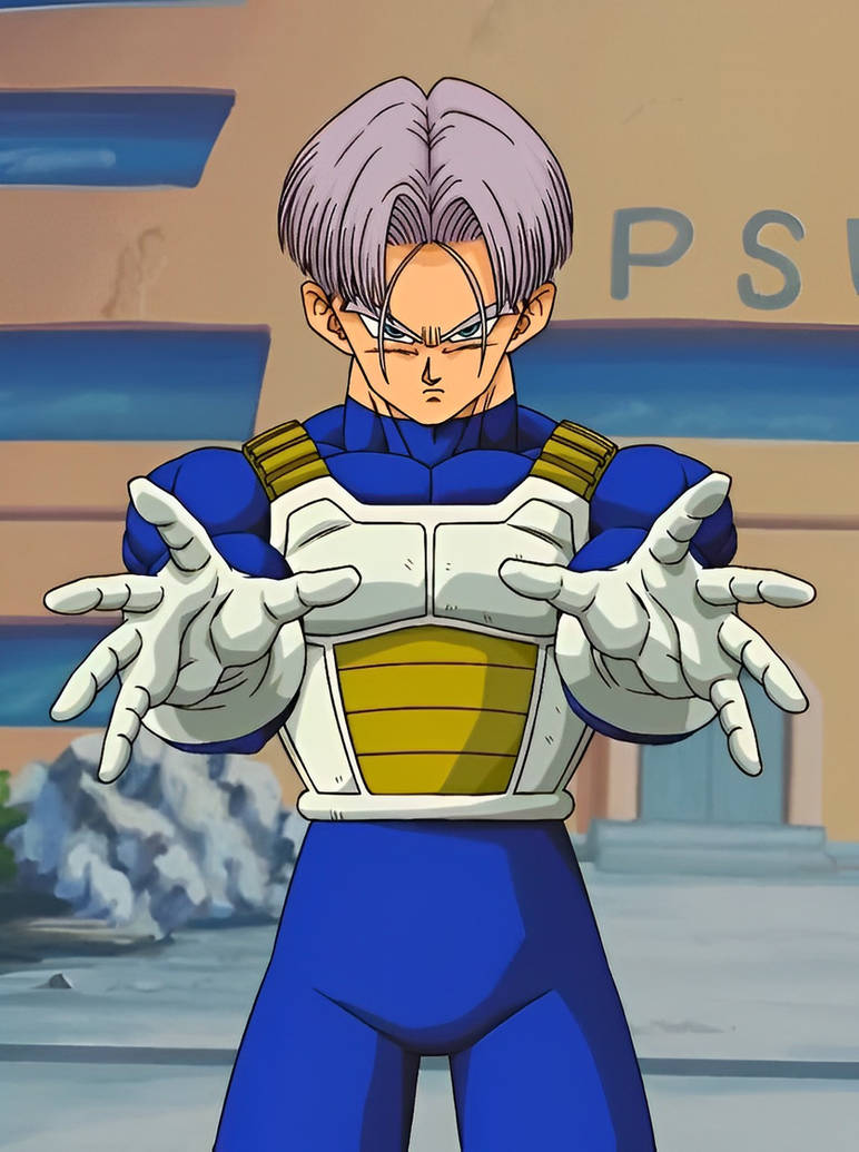 Future Trunks preparing attack by johnny120588 on DeviantArt