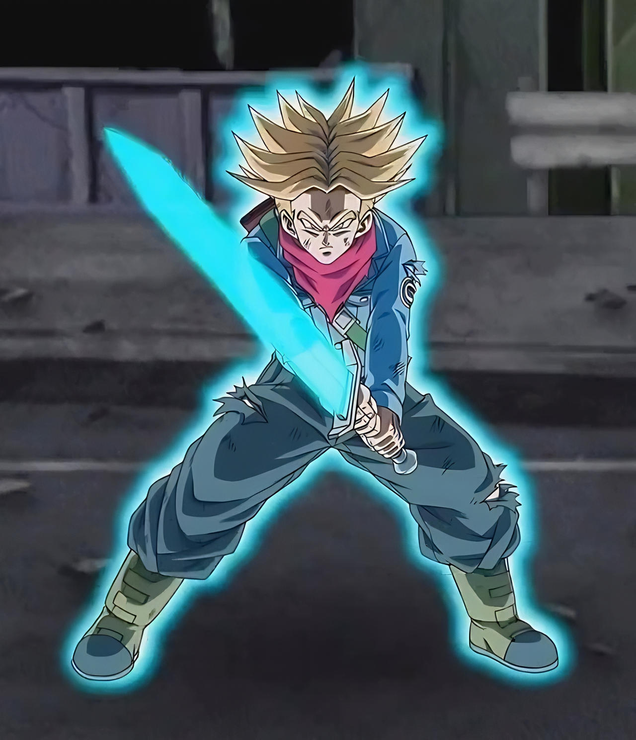 SS Trunks with his Ki sword preparing to attack by johnny120588 on ...