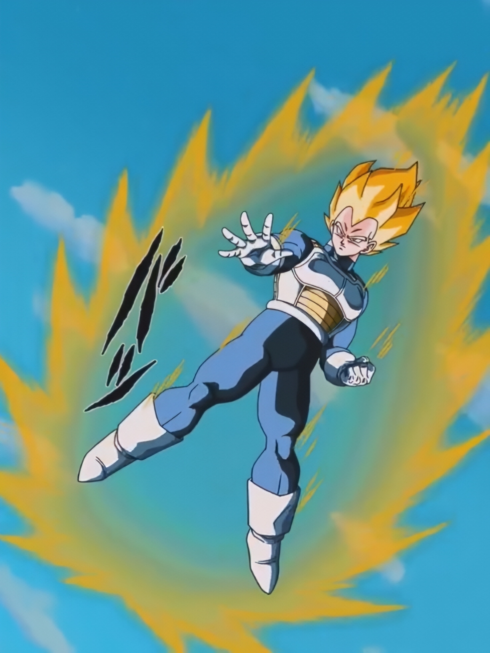 SS Vegeta preparing Big Bang Attack by johnny120588 on DeviantArt