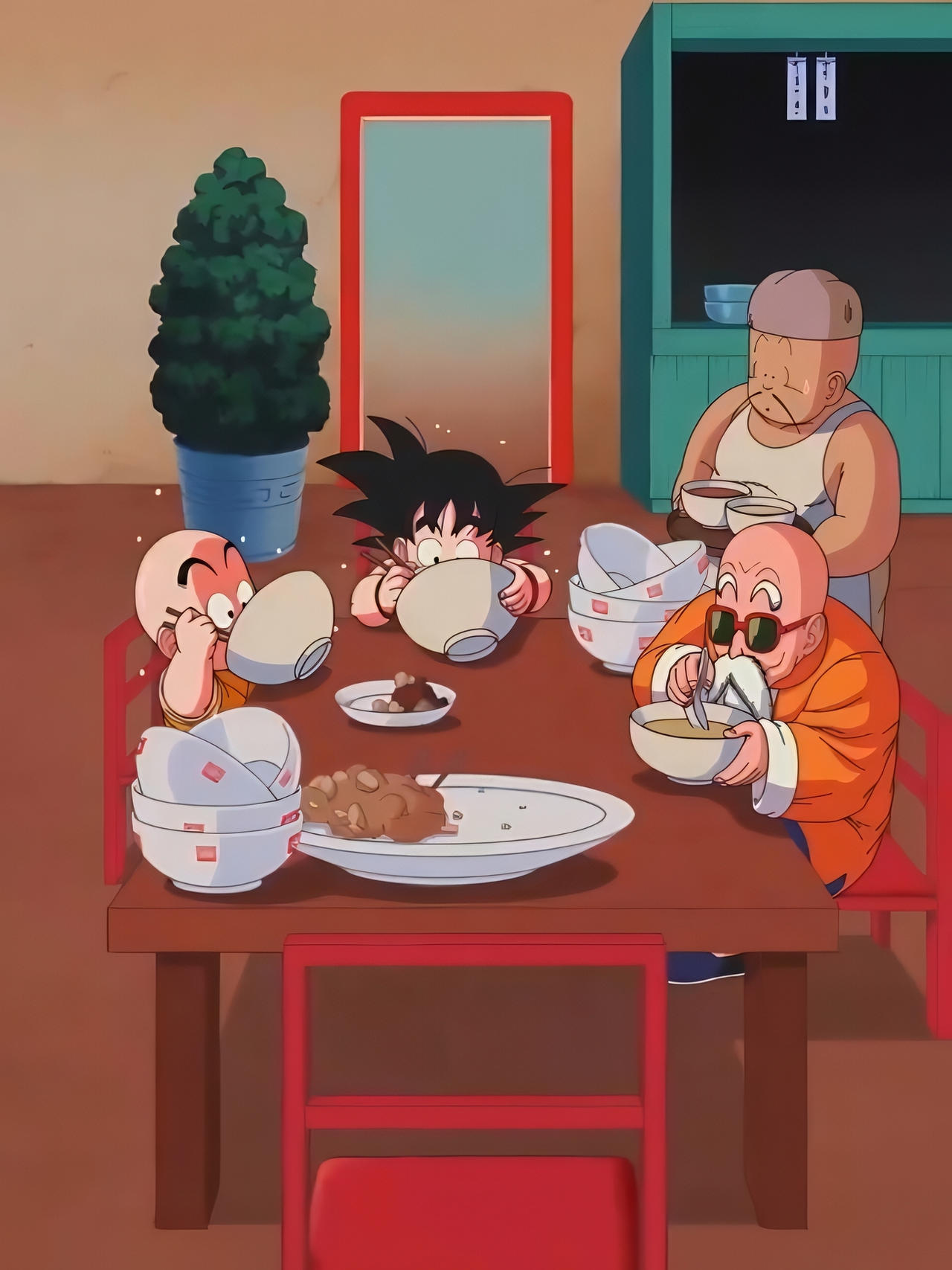 Master Roshi Fat Master Roshi Training by johnny120588 on DeviantArt