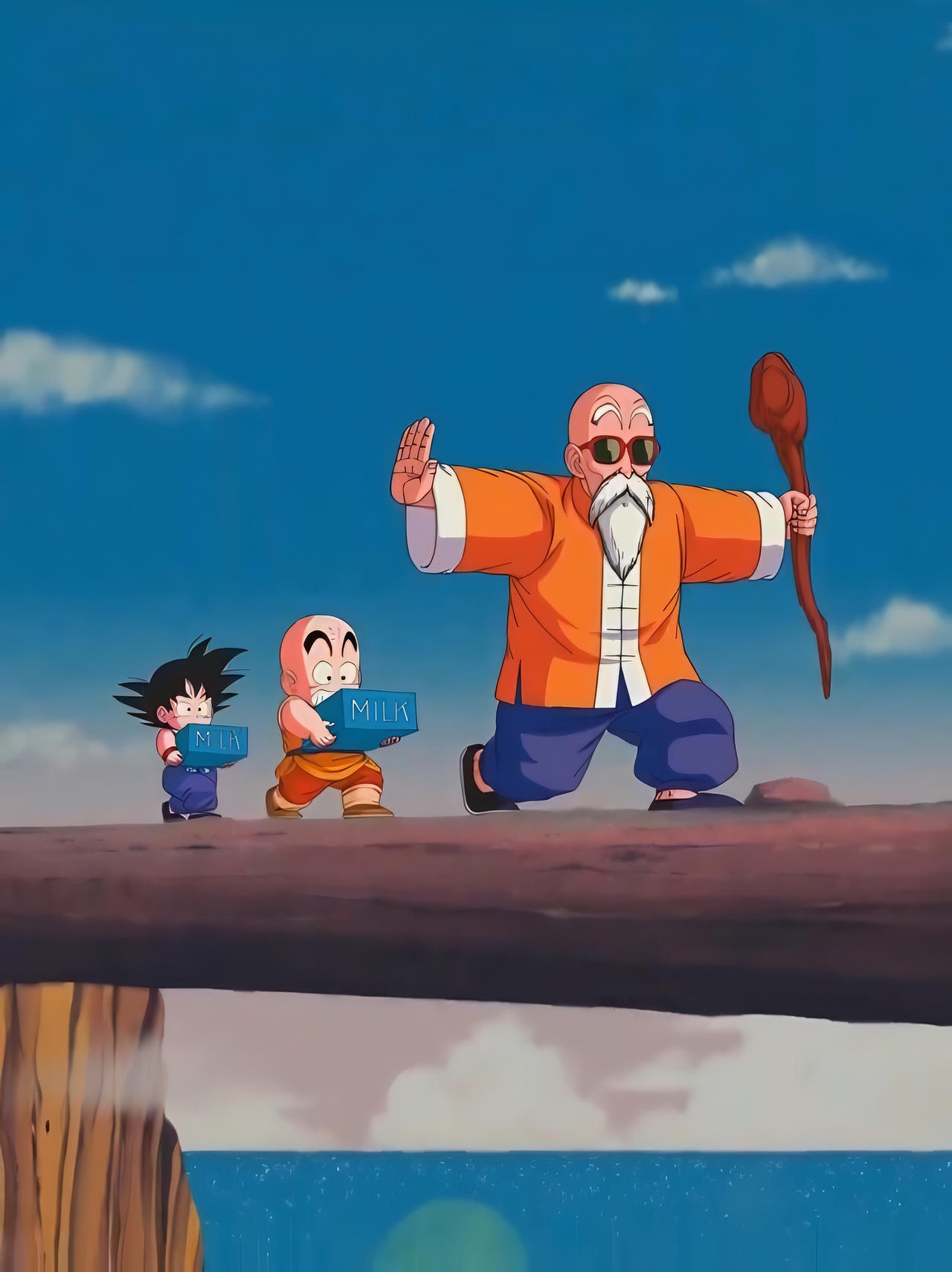Master Roshi On Red Robe Master Roshi Training by johnny120588 on DeviantArt