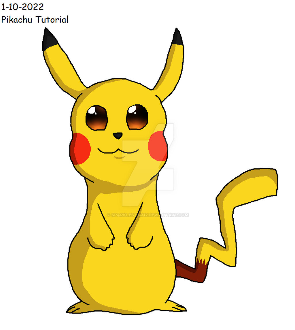 Pikachu Tutorial by SparkleStar12 on DeviantArt