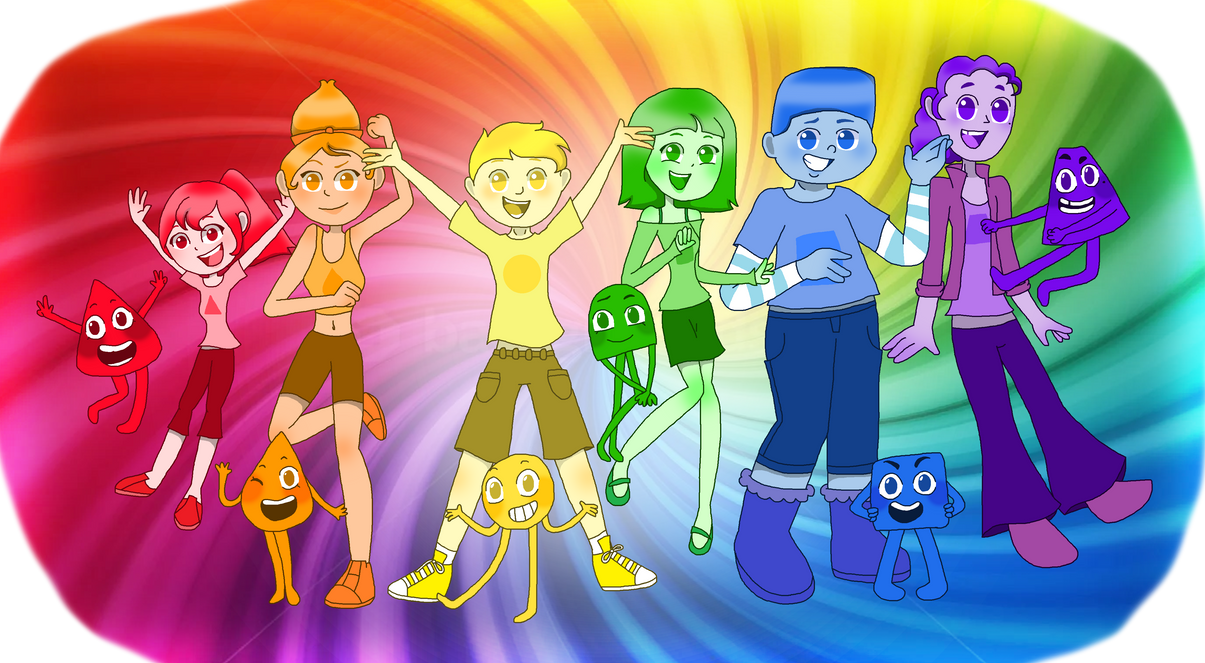 ColorBlocked Humans by SparkleStar12 on DeviantArt
