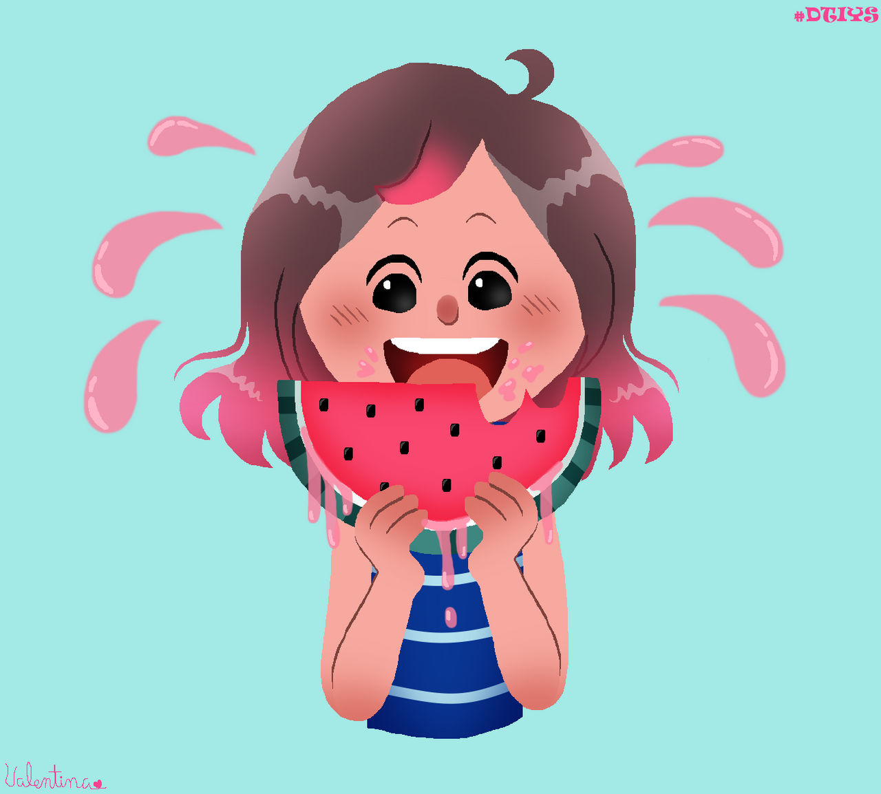 Watermelon Kid by SparkleStar12 on DeviantArt