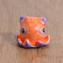 Octopus adorabilis polymer clay totem