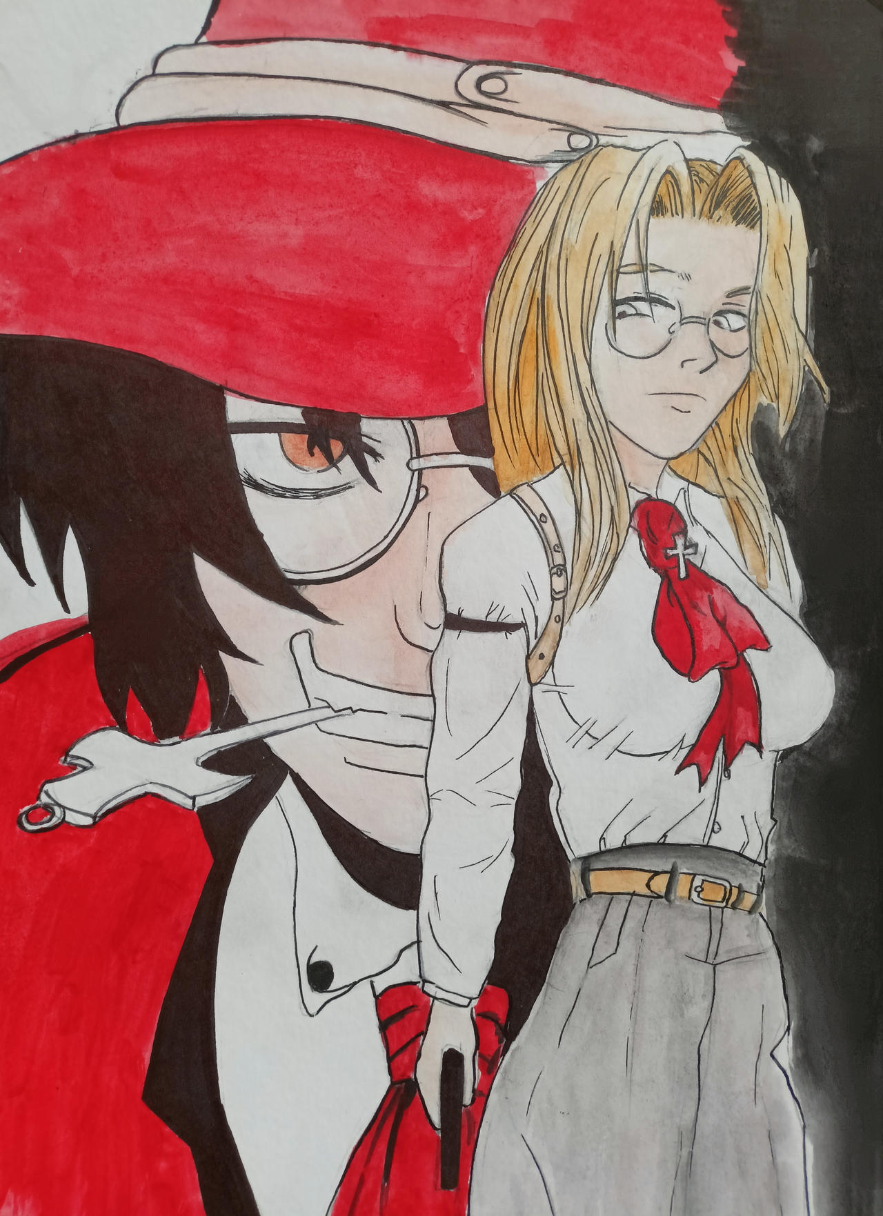 Hellsing Deviantart Alucard and Integra. Hellsing Ultimate by CriminalFloppa on DeviantArt