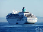Amadea Cruise Ship - Monterey Bay 2020
