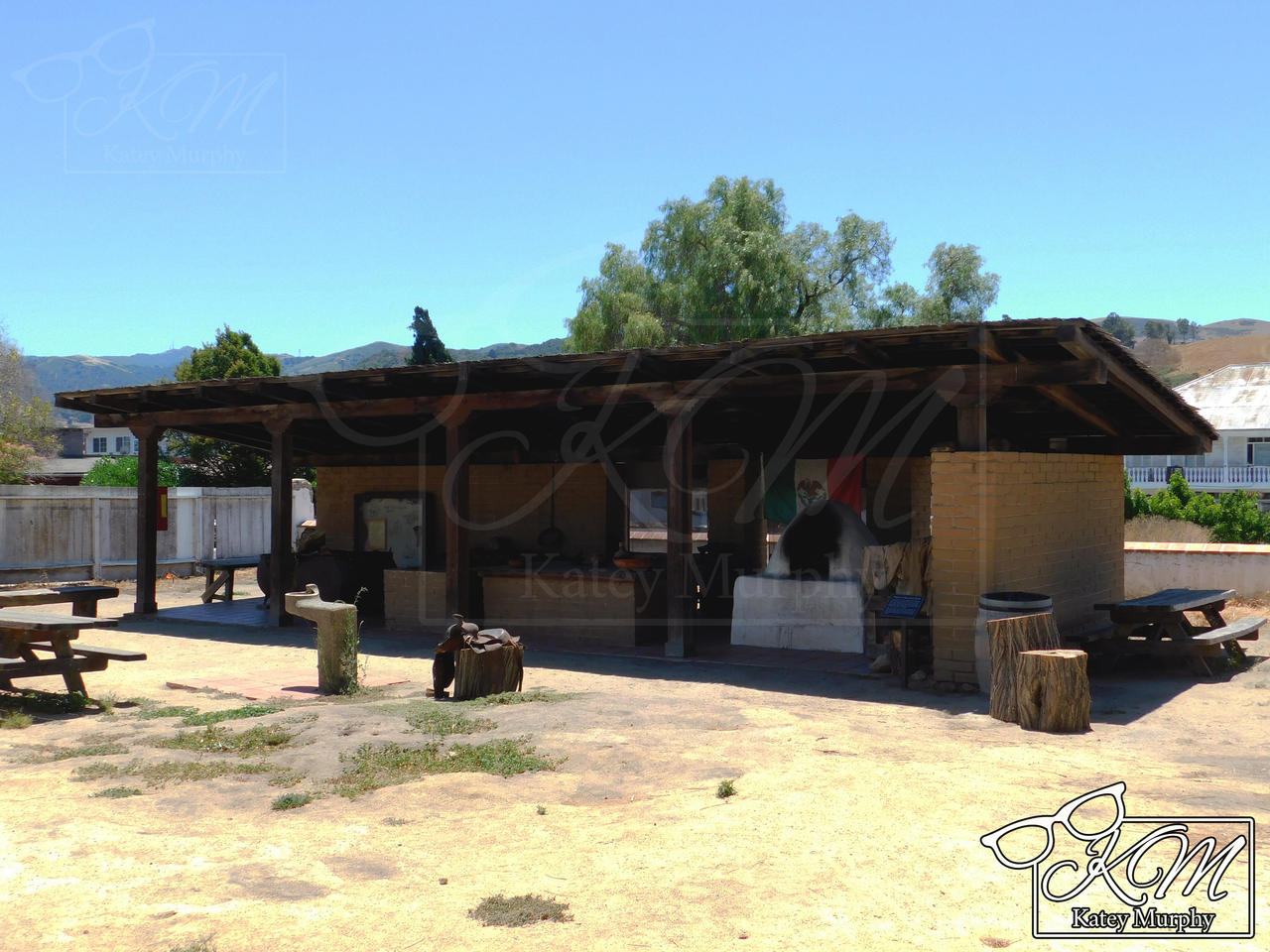 Backyard of Jose Castro's Adobe