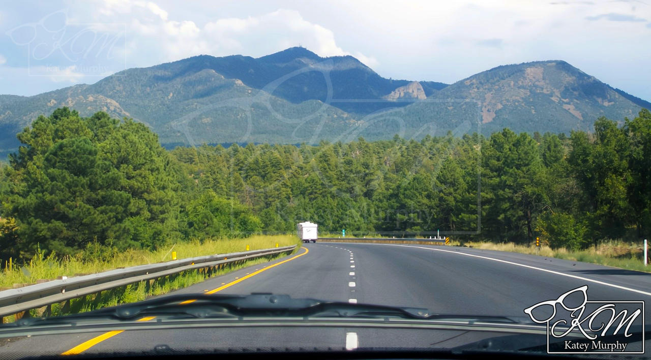 Driving Through Prescott National Forest 2009